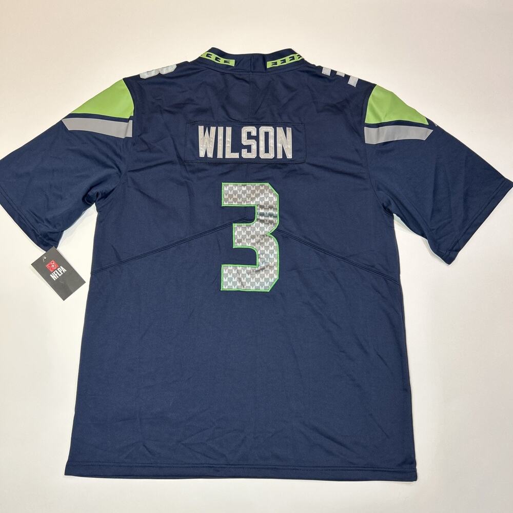 Seattle Seahawks Mens Jersey Size XL Extra Large Russell Wilson NFL Football - Picture 3 of 16